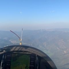 Flugwegposition um 16:44:21: Aufgenommen in der Nähe von Mitterdorf im Mürztal, St. Barbara im Mürztal, Österreich in 2155 Meter